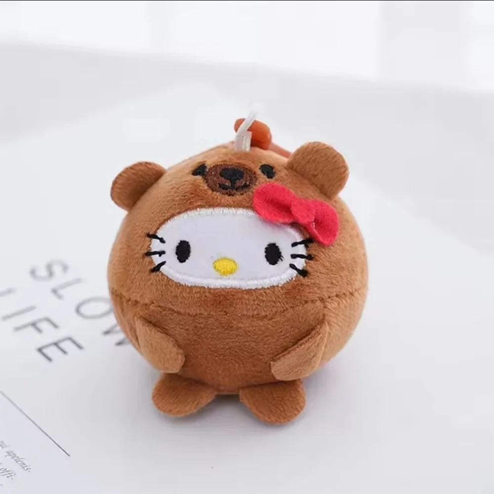 Hello Kitty Brown and Yellow Plush Accessories